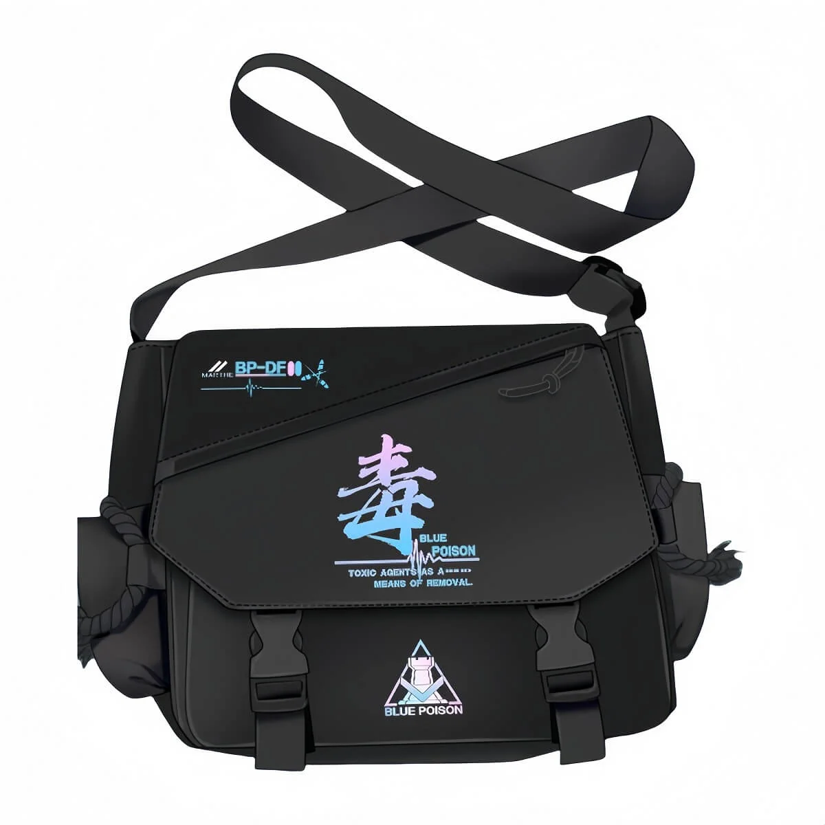 Arknights Black Canvas bag slung - Image 16