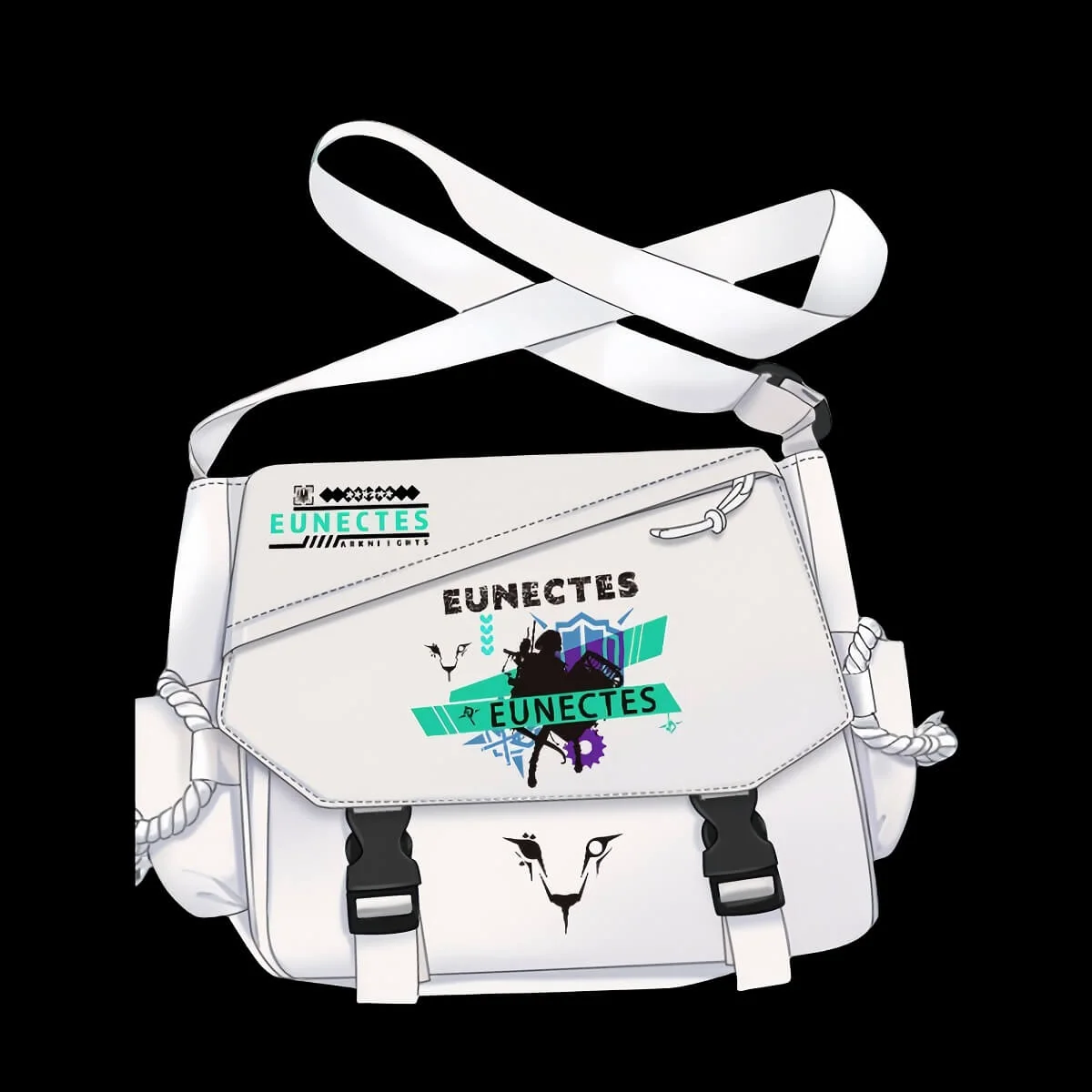 Arknights Black Canvas bag slung - Image 22