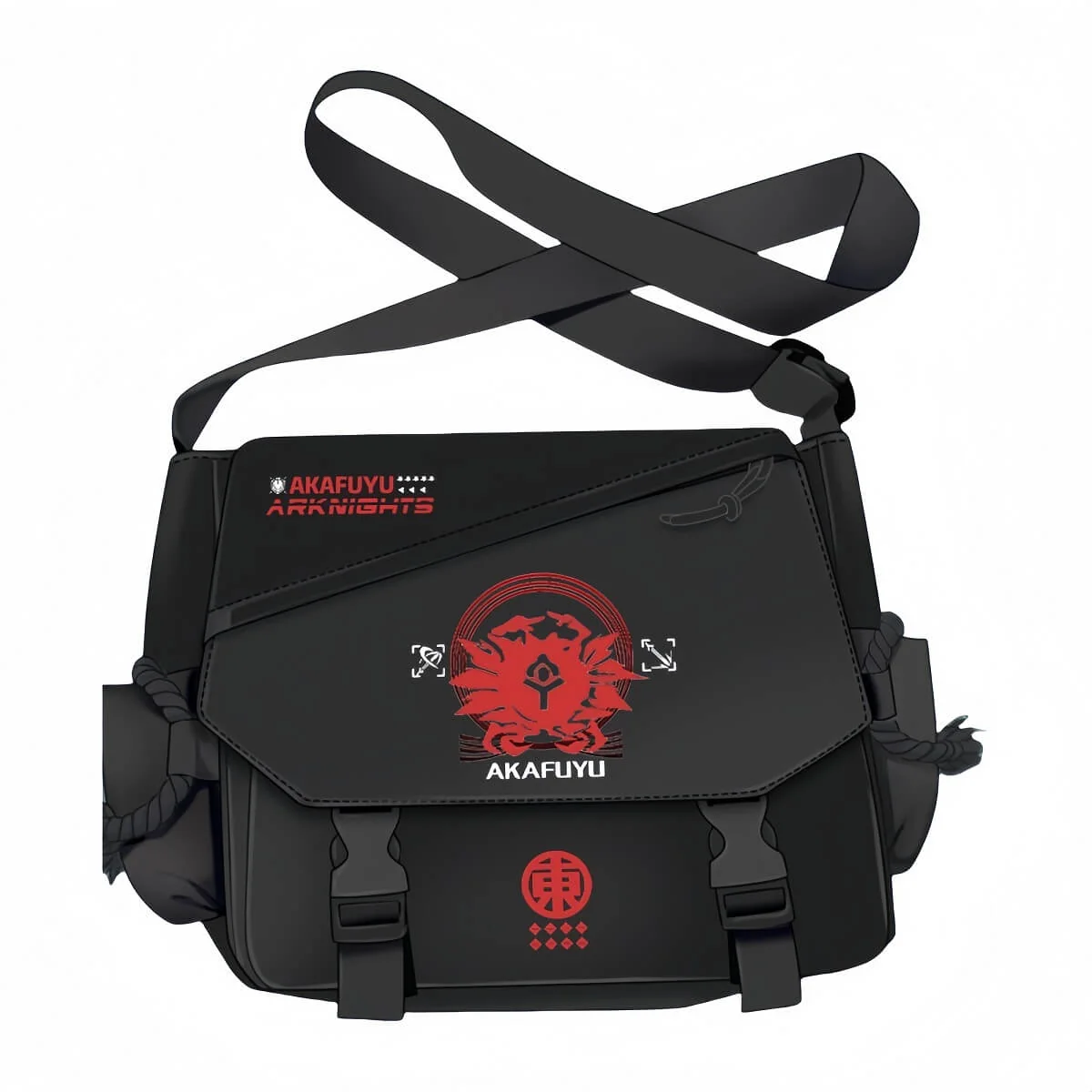Arknights Black Canvas bag slung - Image 6