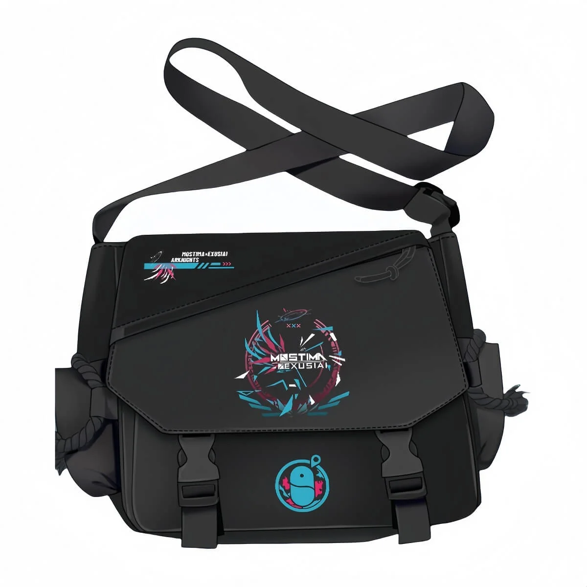Arknights Black Canvas bag slung - Image 8