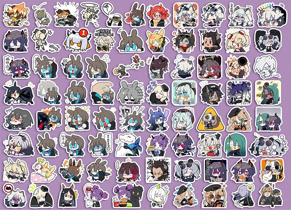 Arknights character expression sticker pack - Image 10