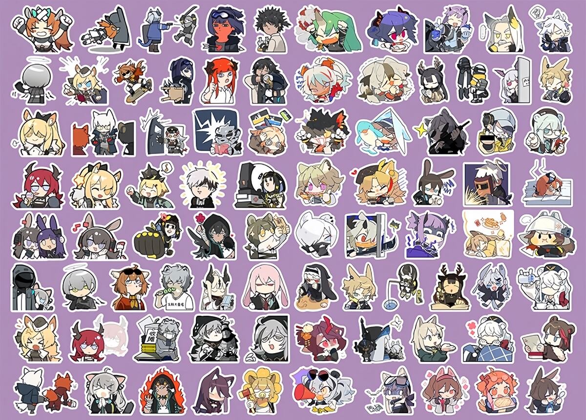 Arknights character expression sticker pack - Image 8