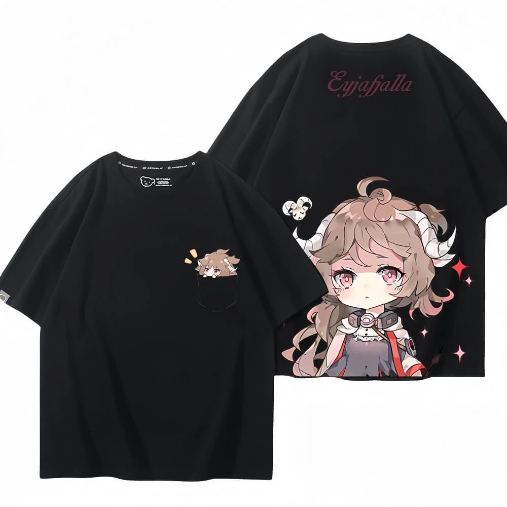 Arknights Eyjafjalla Style T-shirt 2 - Image 2