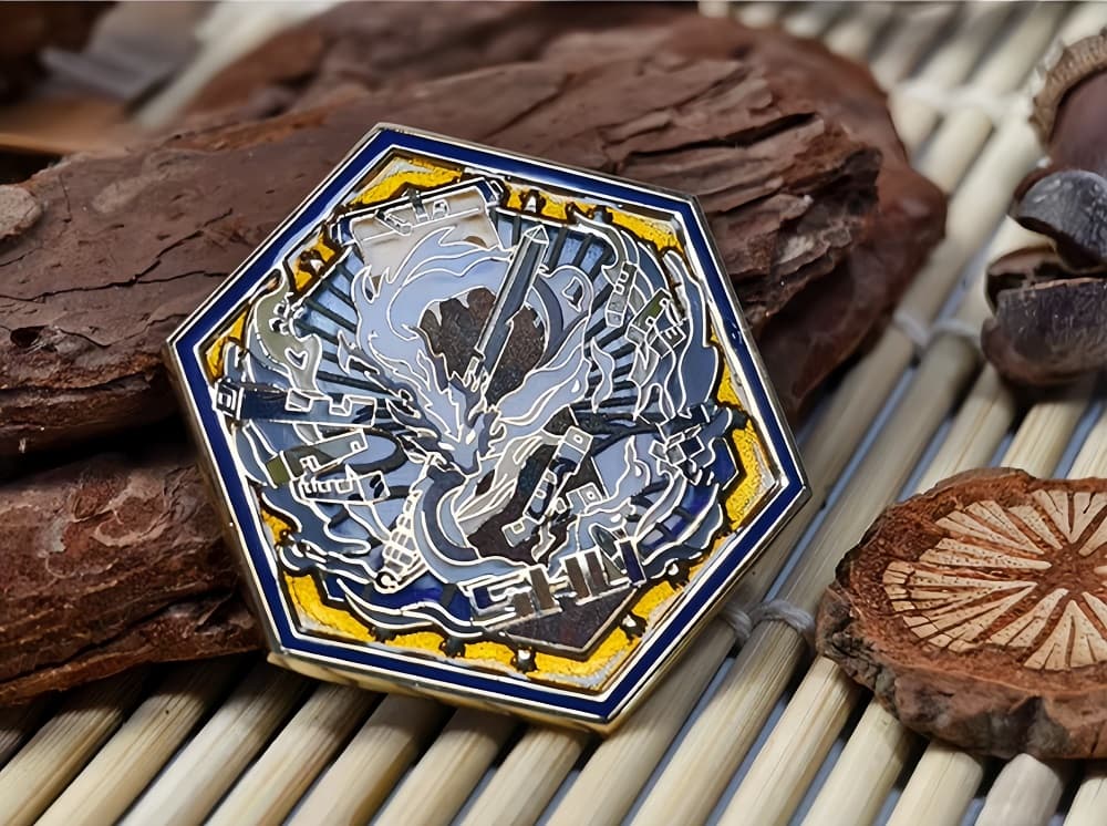 Arknights Fan-made Metal Badges - Shu - Image 3