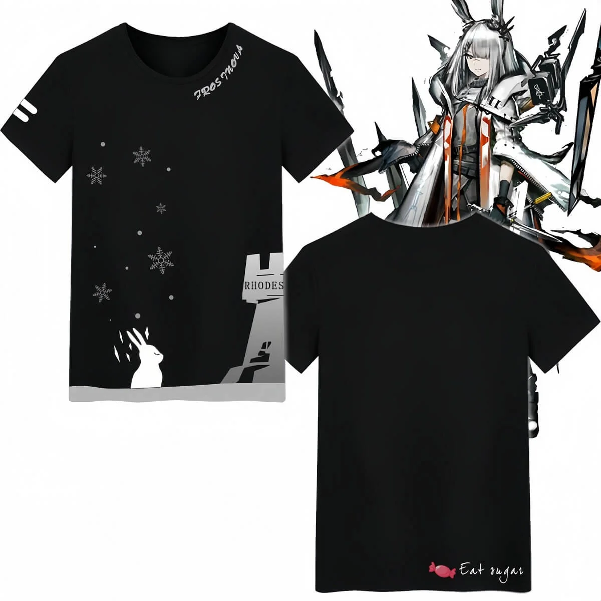 Arknights Frostnova Character Style T-shirt