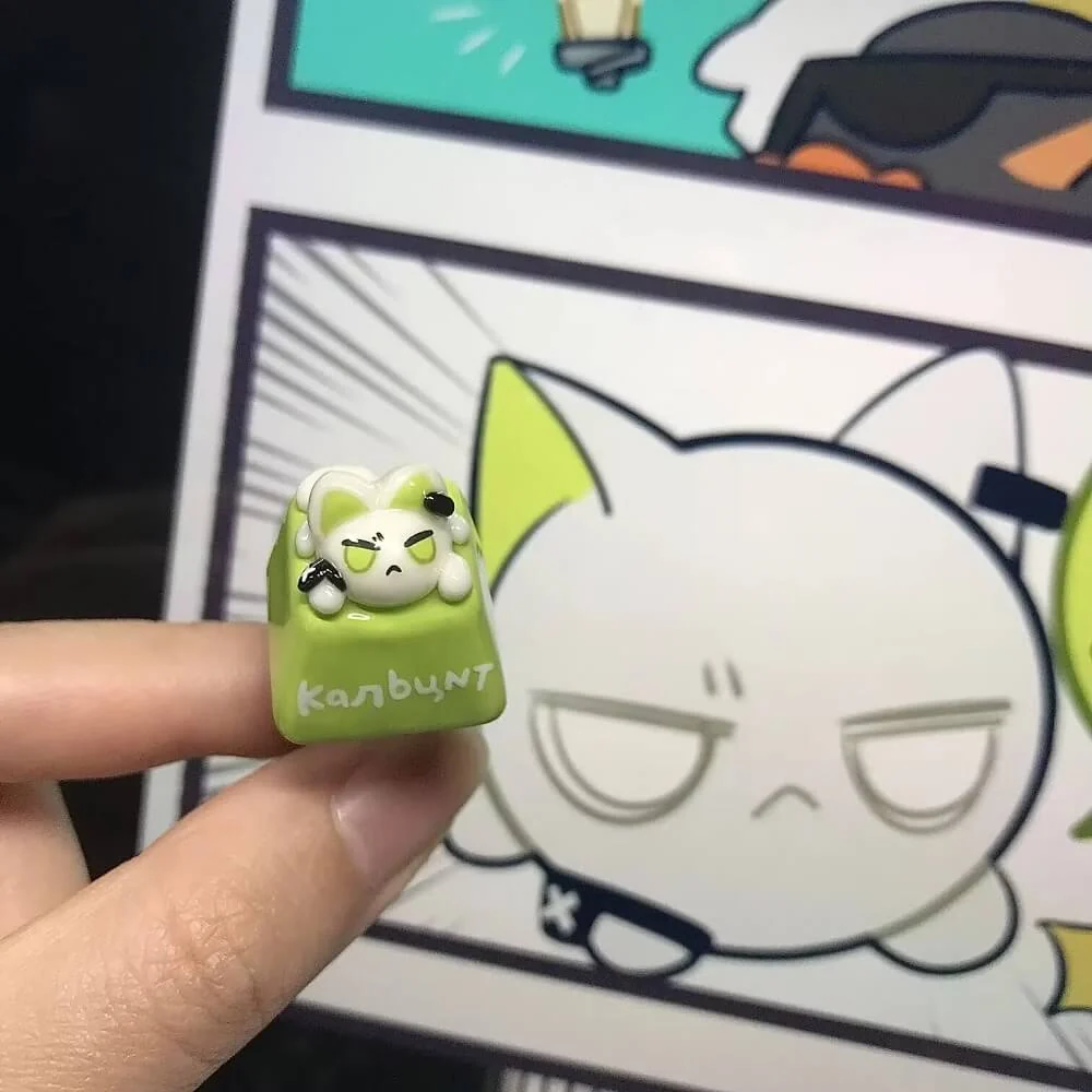 Arknights Kal'tsit Bean keycaps - Image 2