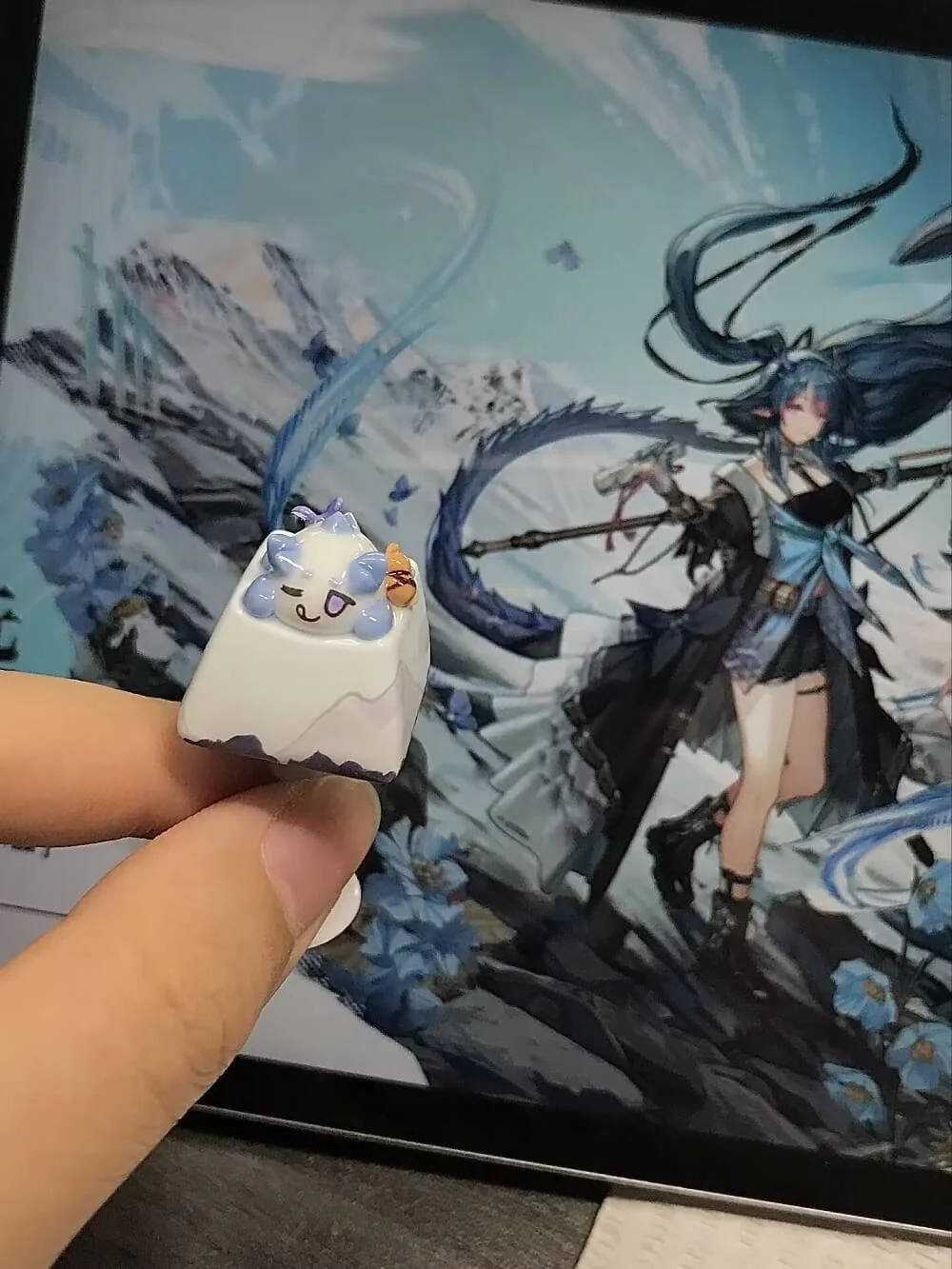 Arknights Ling Bean keycaps - Image 2