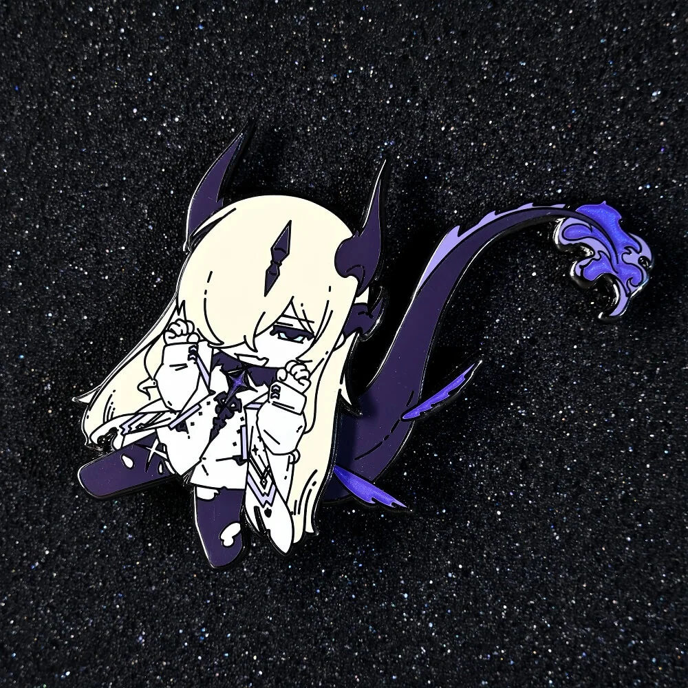 Arknights Metal Badge-Necrass
