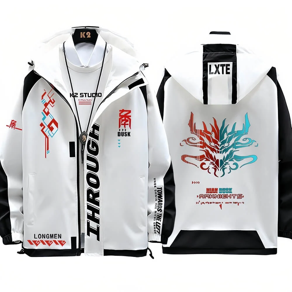 Arknights Nian Style Casual Hooded Jacket