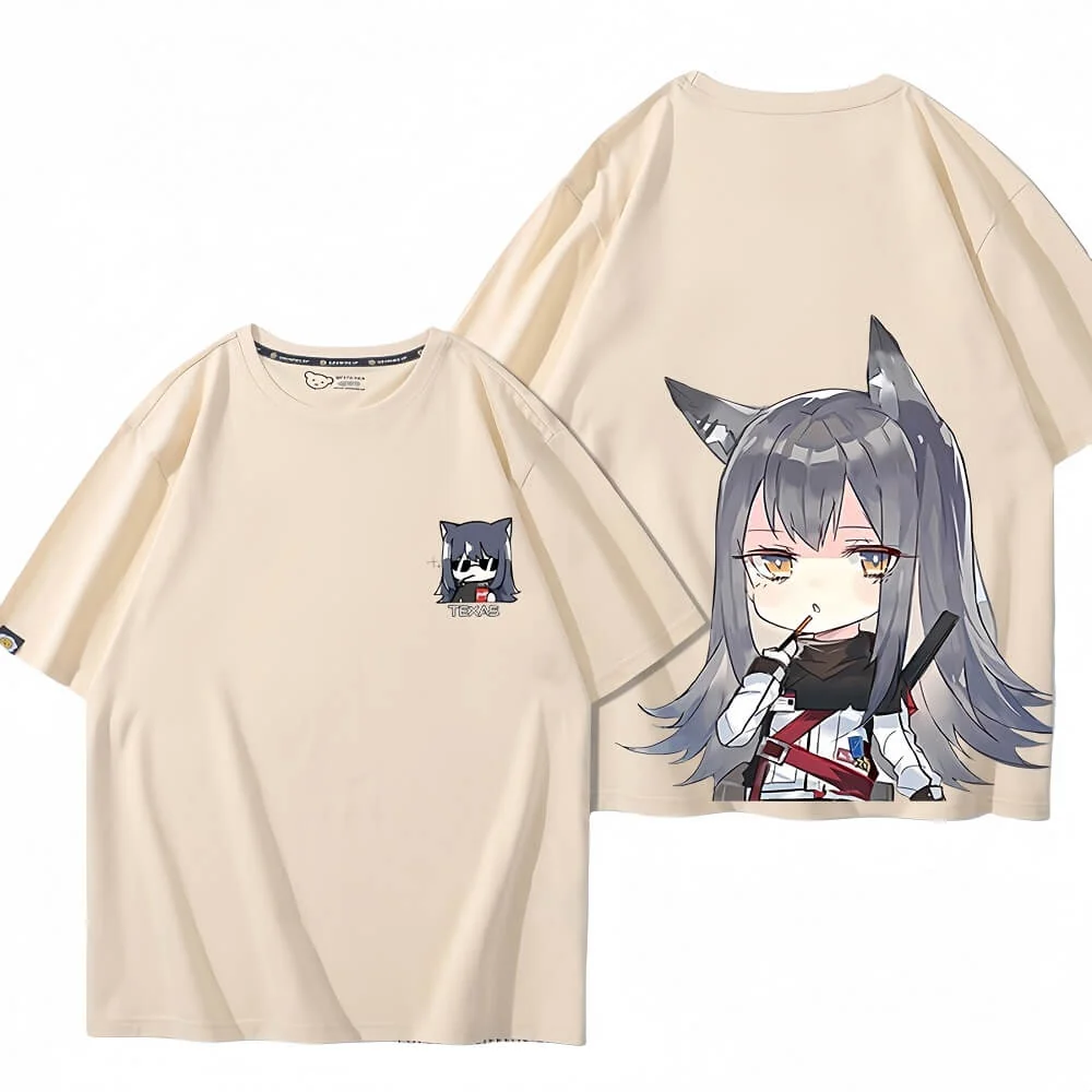 Arknights Texas & Lappland Style T-shirt Series - Image 7