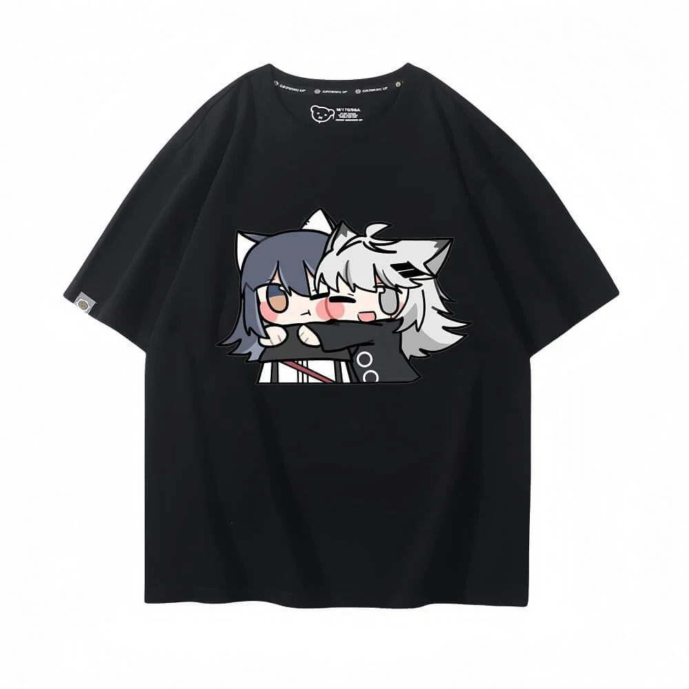 Arknights Two Lupos T-shirt 2 - Image 2